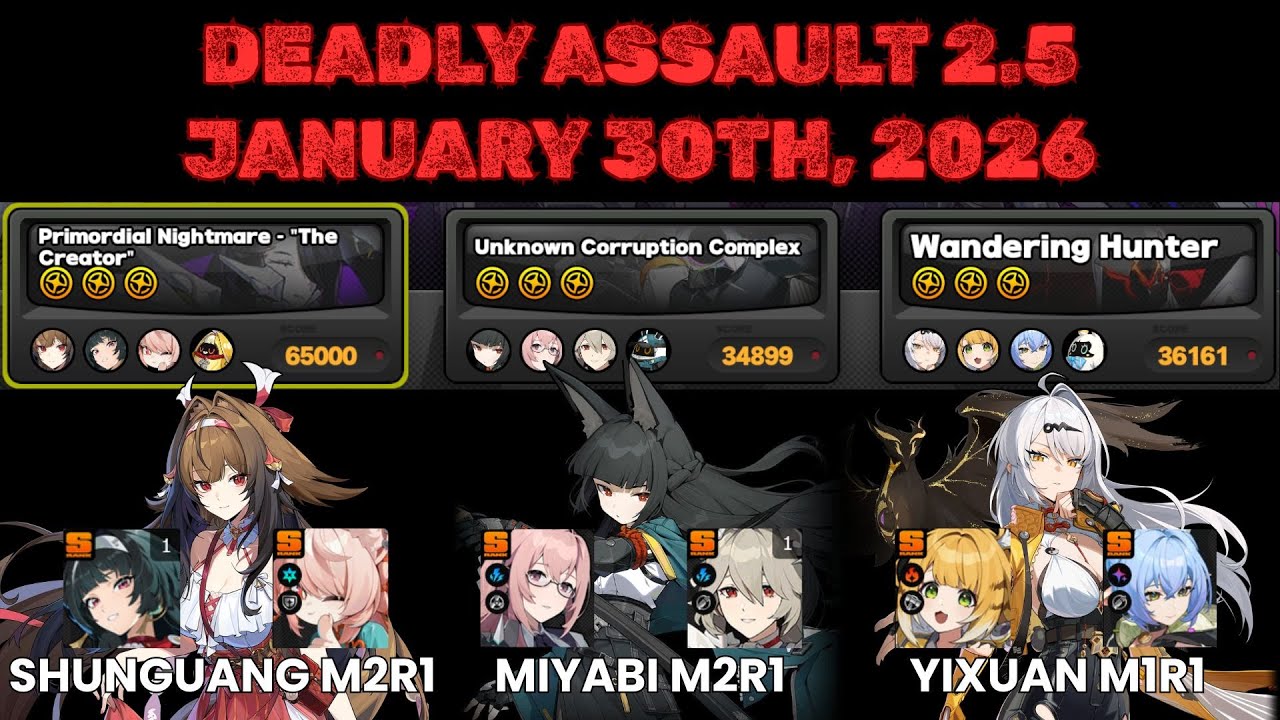 Deadly Assault 2.5 - January 30th, 2026 | Zenless Zone Zero
