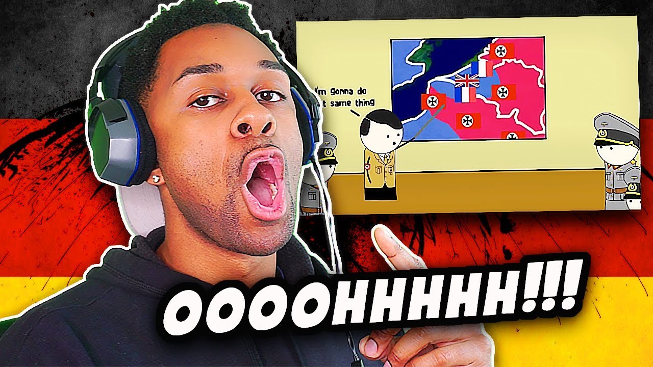 AMERICAN REACTS TO WW2 - OverSimplified (Part 2)