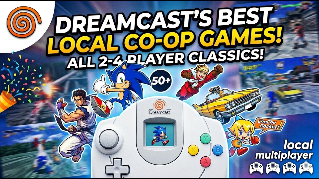 All Dreamcast Couch Co-Op Games – Local Multiplayer Classics! (All Games)