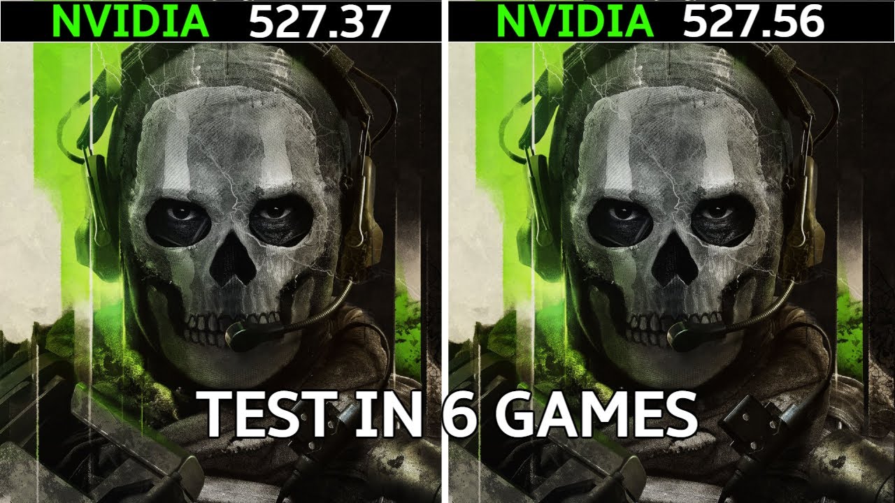 Nvidia Drivers 527.37 vs 527.56 | GTX 750Ti - Test in 6 Games