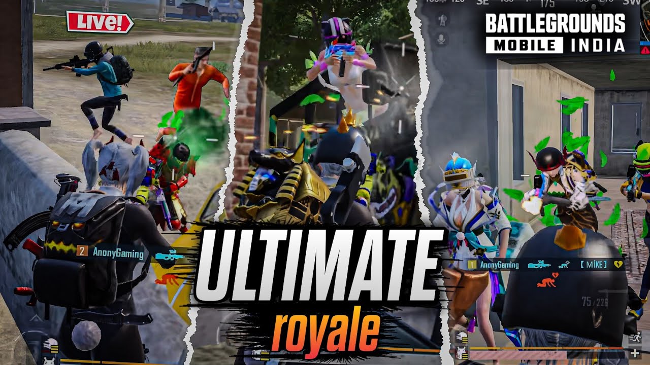 😱Insane Clutches In Ultimate Royale And YouTubers Tournament 1v4 Clutches BGMI - PUBG Mobile