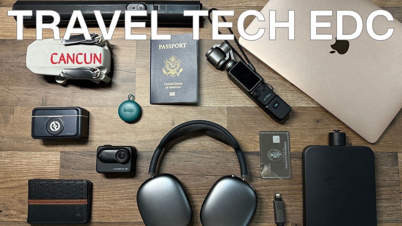 Ultimate Travel Tech EDC 2026 | Everything I Brought to Cancun