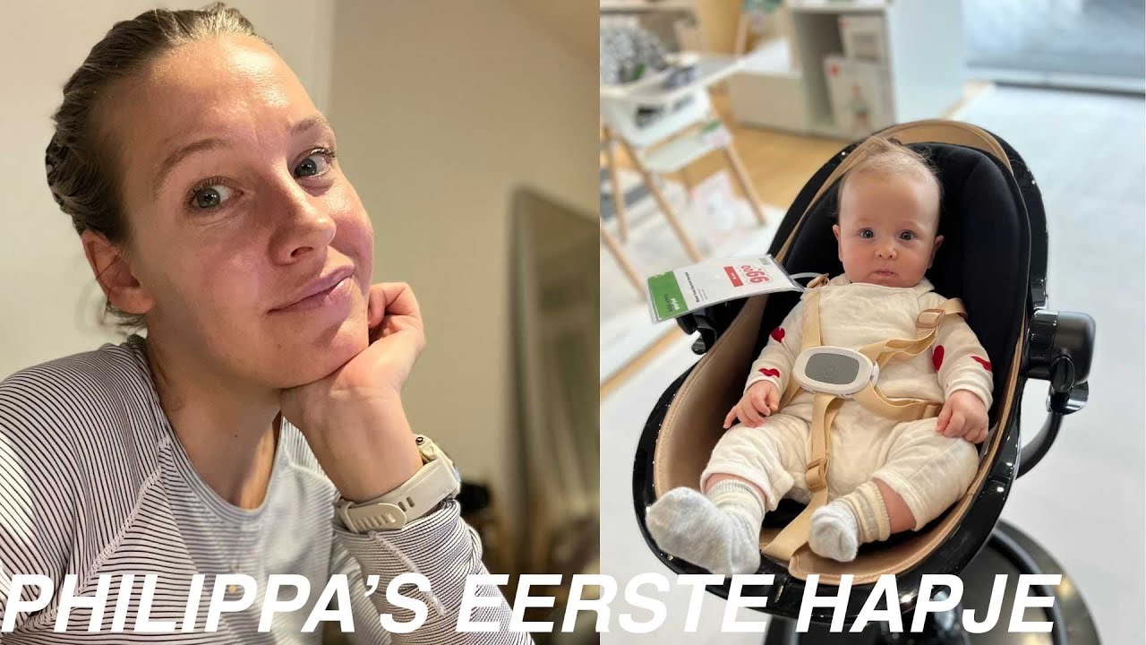 Philippa's eerste hapje - Annemerel vlog