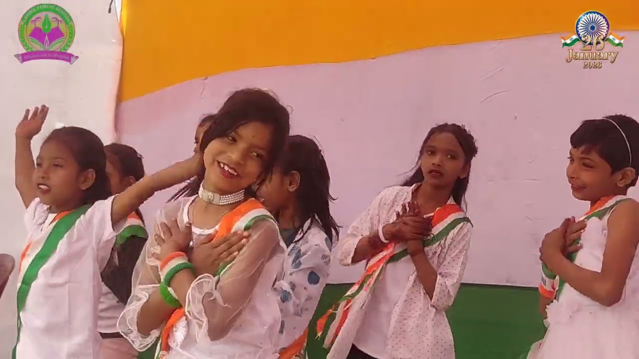 Group Mix Dance || Aroma Public school Jamua 🎒🏫 #dance #Republic day