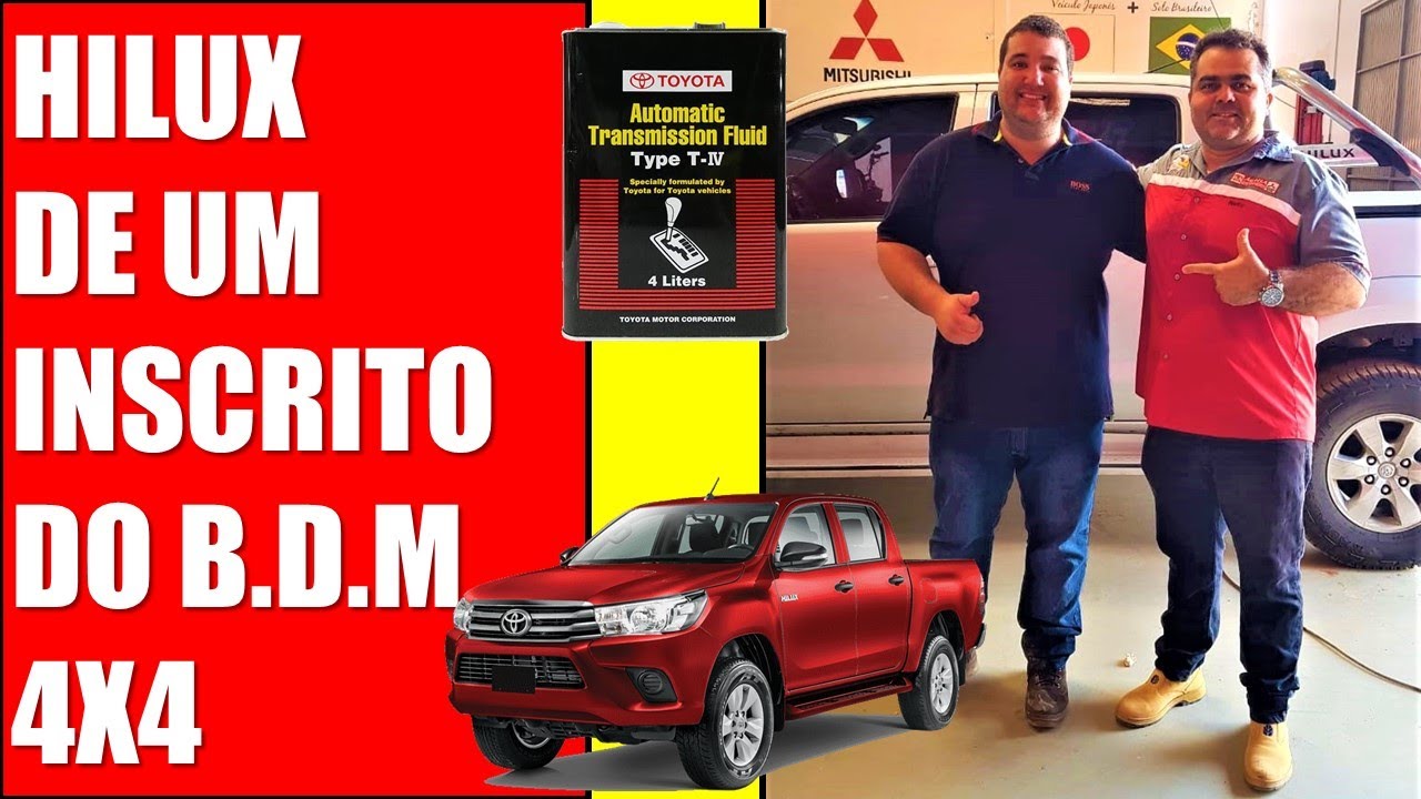 EP. 175 // Garrado na Oreia: INSCRITO TROUXE A SUA HILUX PARA TROCAR O ÓLEO DE CÂMBIO AUTOMÁTICO!
