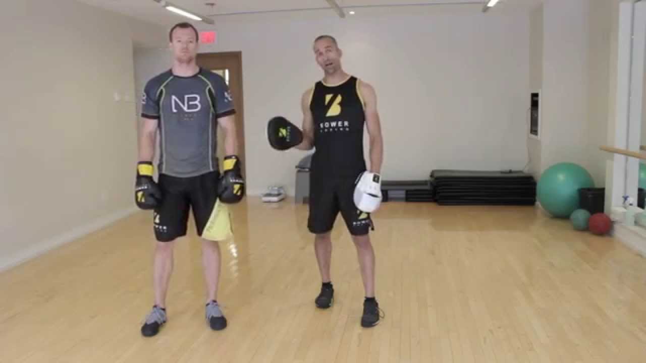 Boxing Combination Builder Series.  Advance with double hook retreat