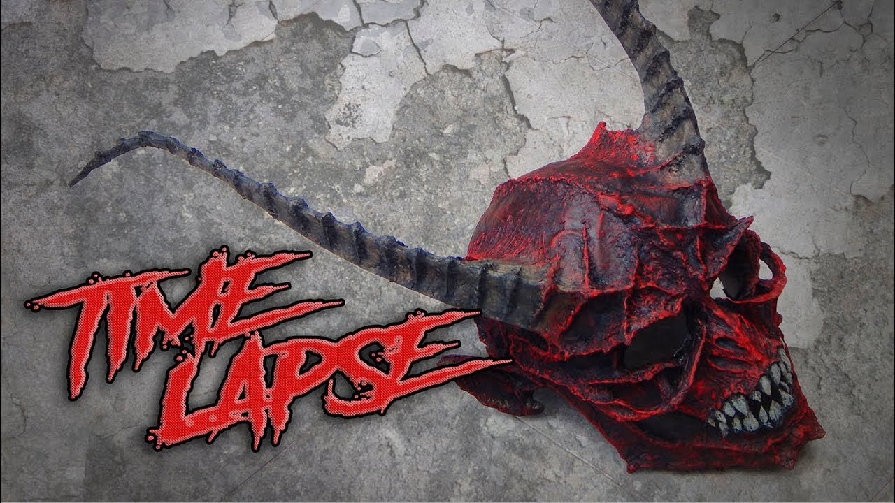Máscara hecha con Papel | Demonio | Time Laspe Video