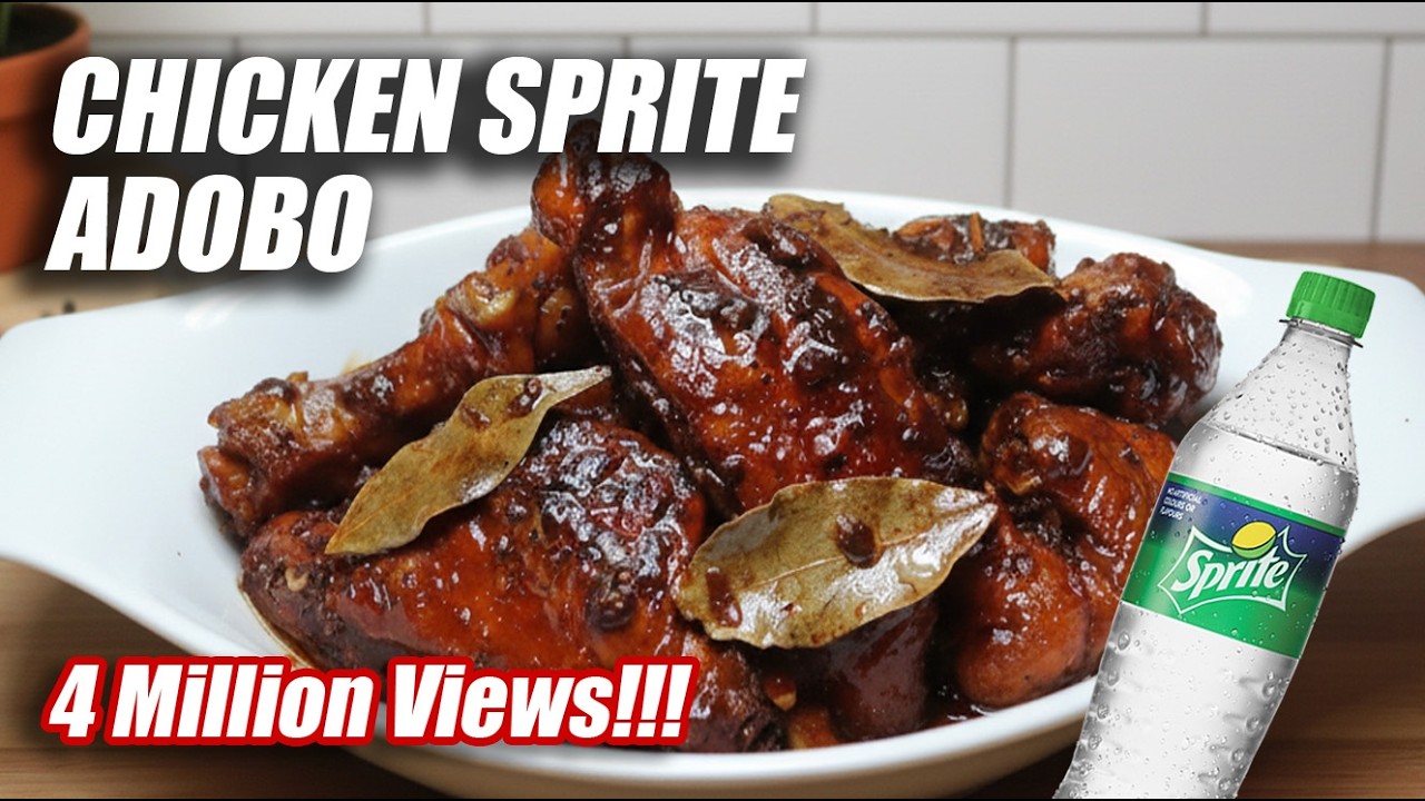 CHICKEN SPRITE ADOBO!!! 🍗 UULIT KA SA SARAP!!! A MUST TRY!!!
