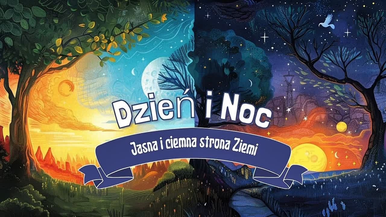 Dzień i Noc. Jasna i ciemna strona Ziemi 🌍✨