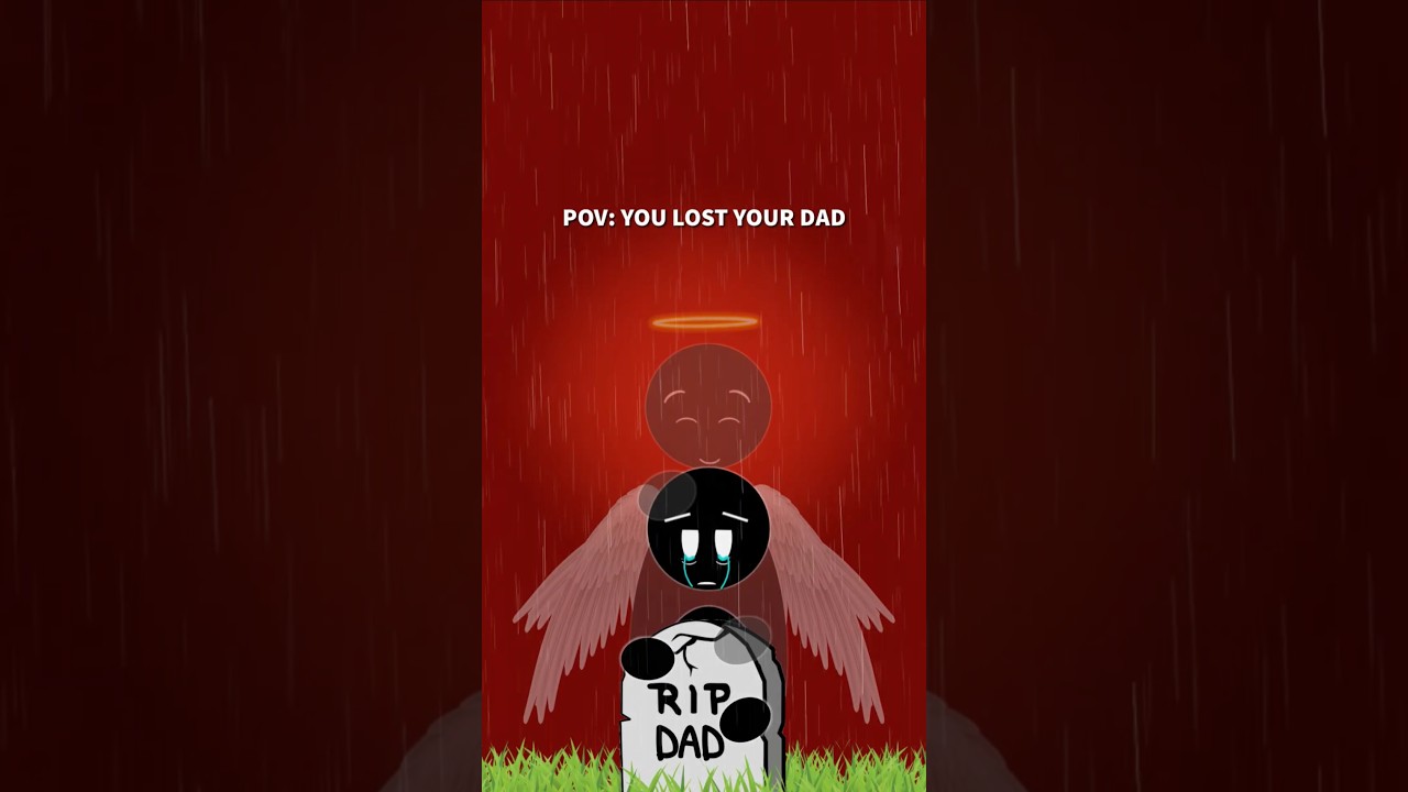 Pov: You lost your dad #youtubeshorts #animation #childhoodtrauma #mentalhealthawareness