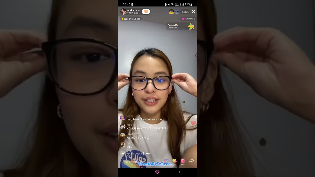 TIKTOK LIVE ANDI ABAYA (AUGUST 12, 2023)