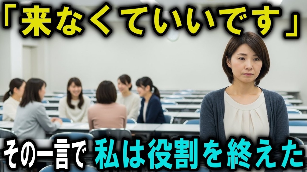 「なんでいるの？」PTA会長だった私が、卒業式の夜に消された理由
