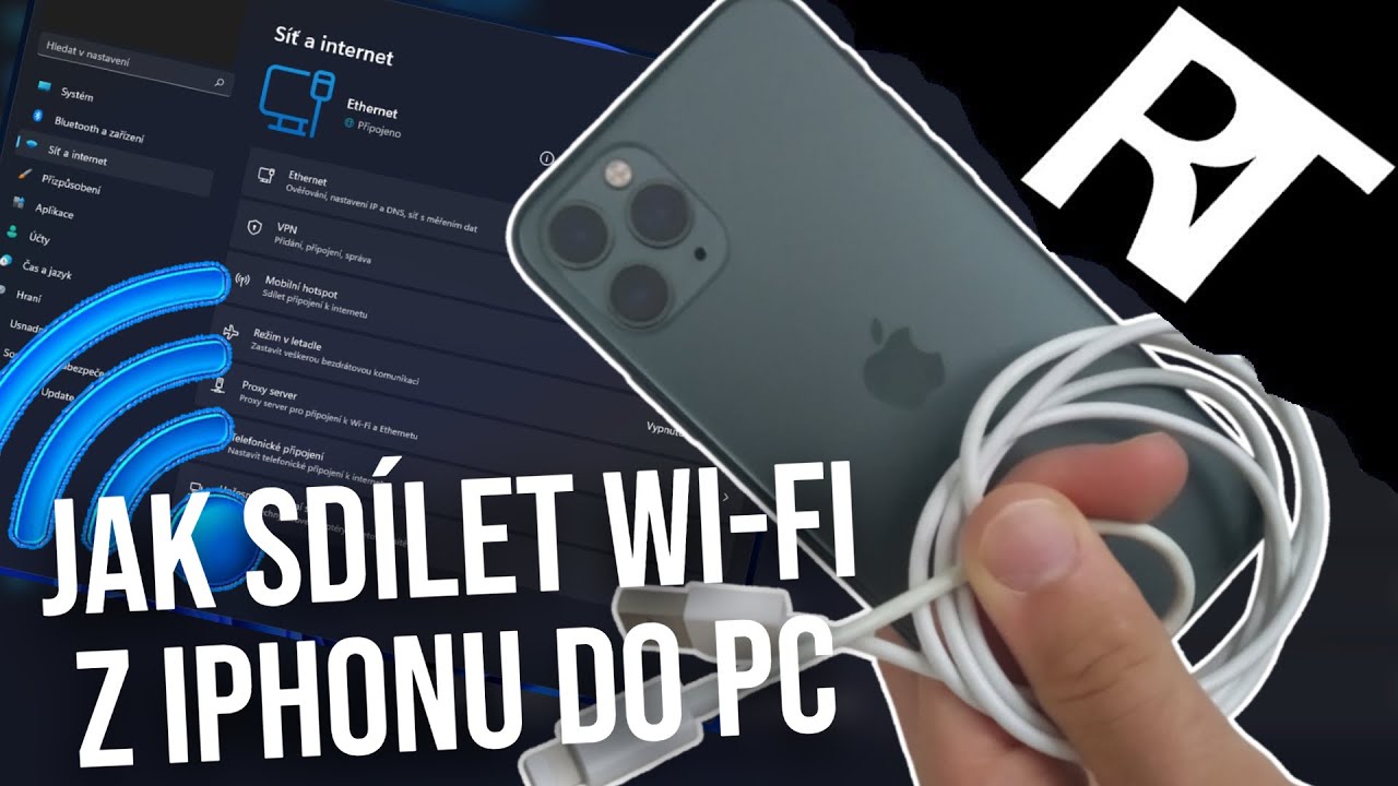 Jak sd&iacute;let internet z iPhonu do PC - Sd&iacute;len&iacute; internetu přes USB iPhone - iPhone hotspot