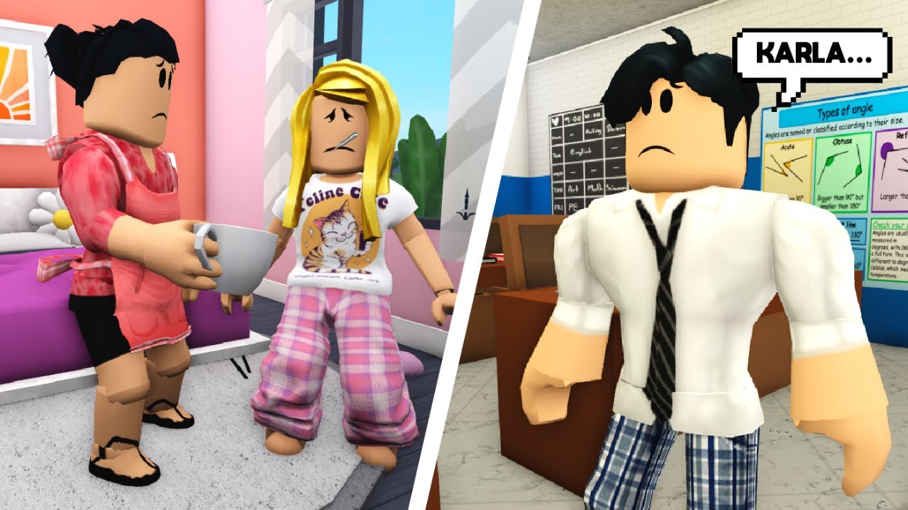 Karla ENFERMA en casa 😢🤧 | Erick la extra&ntilde;a | Mam&aacute; vs Roblox