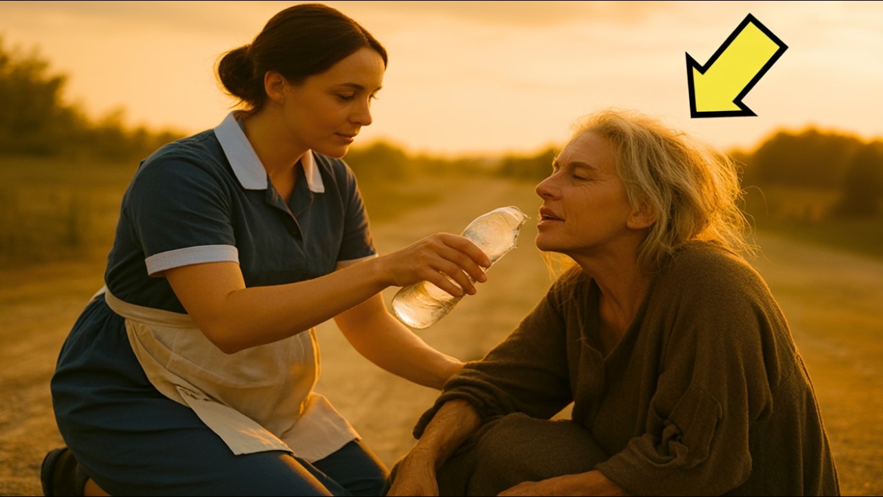 EMPLOYÉE DONNE DE L'EAU À UNE DAME ABANDONNÉE… MAIS CE QU'ELLE RÉVÈLE…
