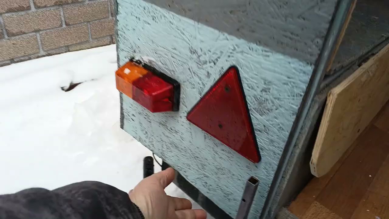 Дом на легковом прицепе ммз