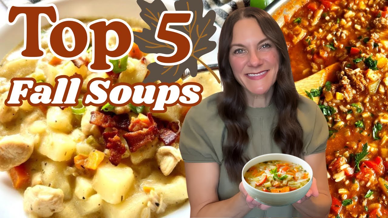 ЛУЧШЕЕ ОСЕНЬЮ! 5 МОИХ ЛЮБИМЫХ РЕЦЕПТОВ СУПОВ | УЮТНЫЕ ОСЕННИЕ УЖИНЫ