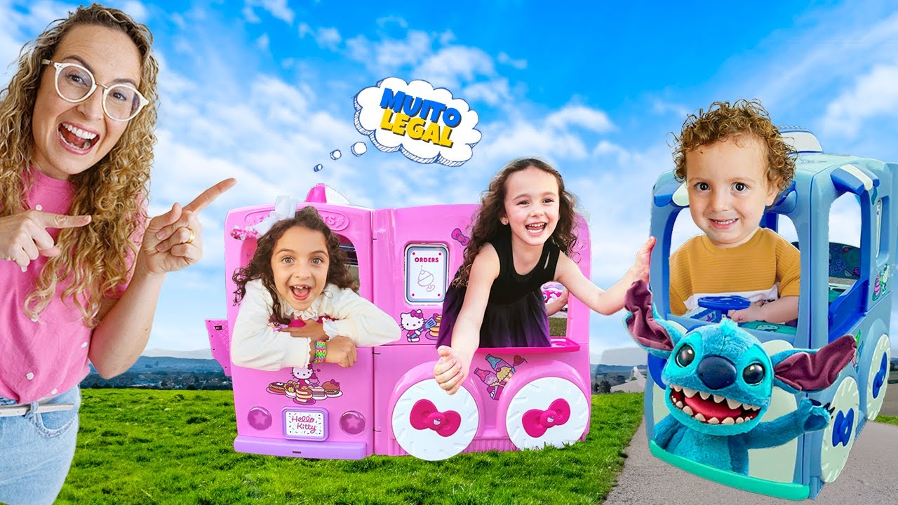 BRINCAMOS COM BRINQUEDOS DOS ESTADOS UNIDOS - FAMÍLIA BELLA E LUCCA SHOW