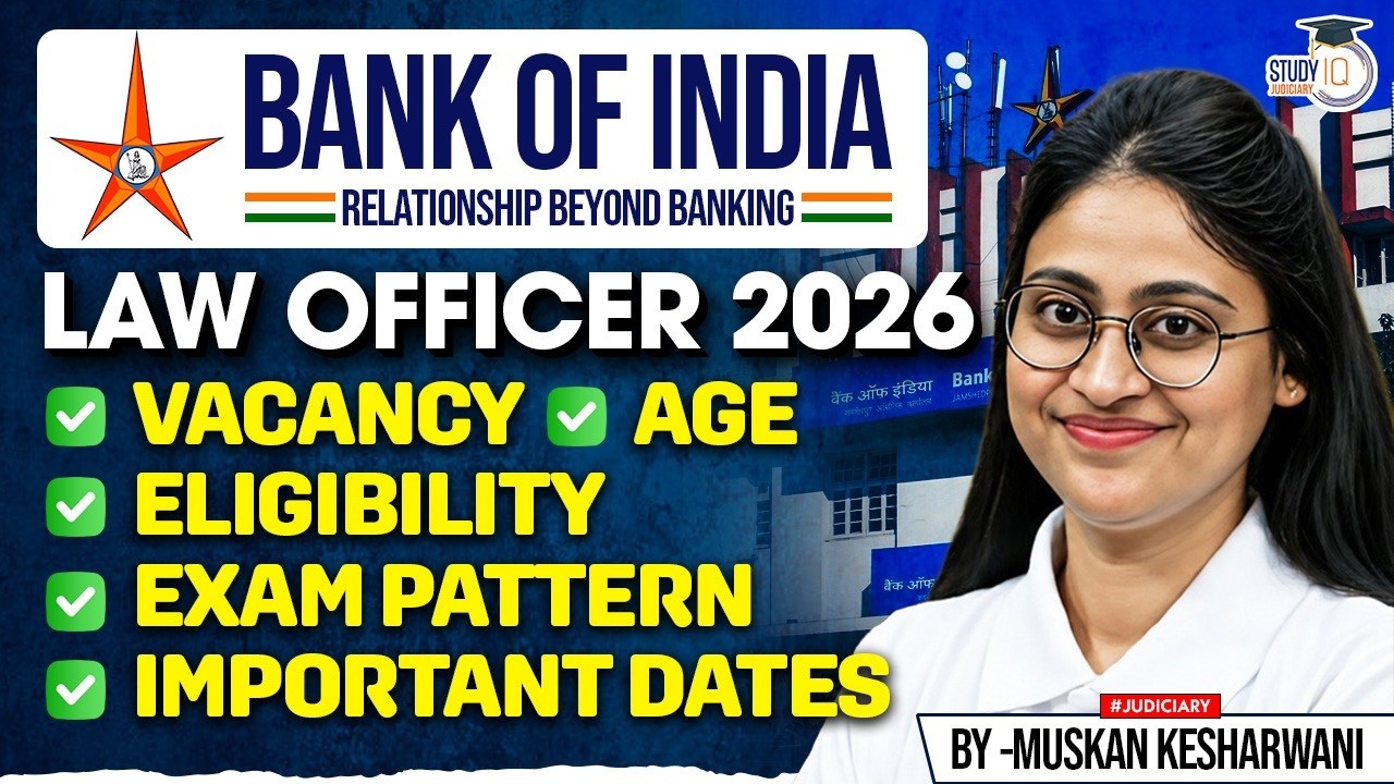 Bank of India Law Officer 2026| Vacancy, Age, Important Dates, etc.| Complete Details| Muskan Mam