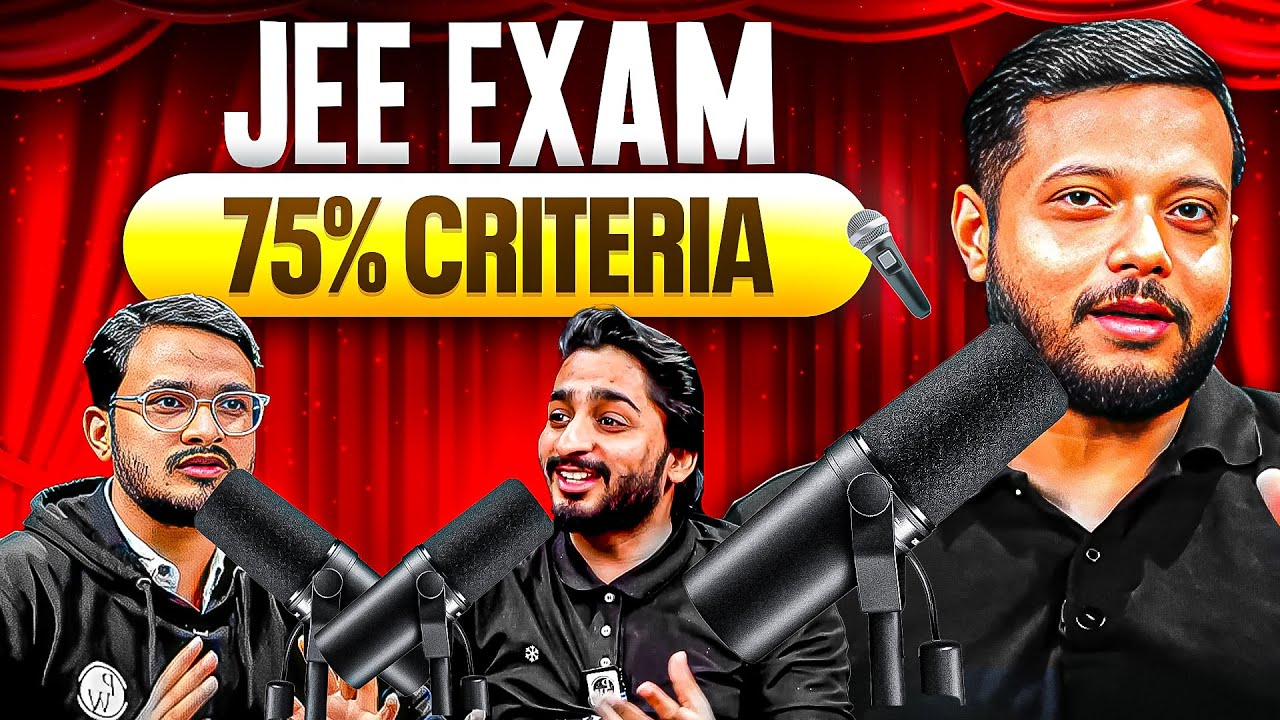 How to Manage JEE Exam With 75% CRITERIA??😱 || PhysicsWallah