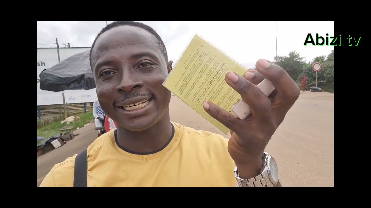 Как я прошёл пешком из Ганы в Кот-д'Ивуар через границы #abizitv #vlogging #ghanaian