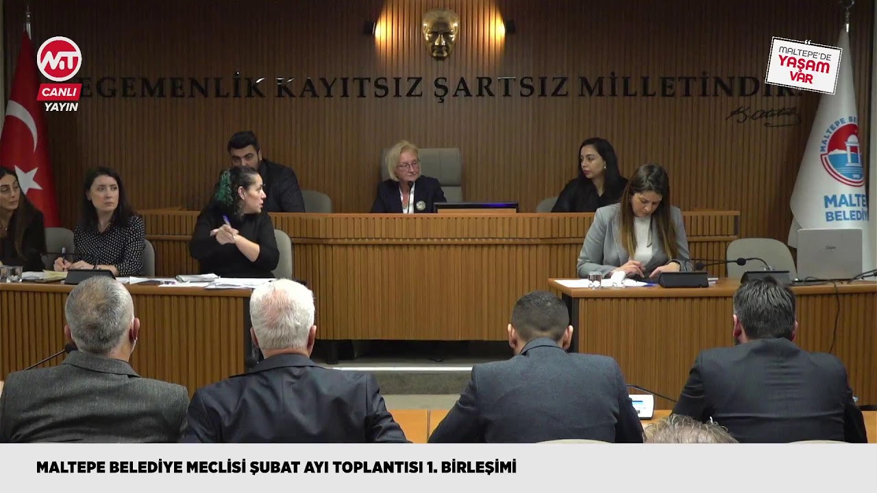 Maltepe Belediye Meclisi Şubat Ayı Toplantısı 1. Birleşimi