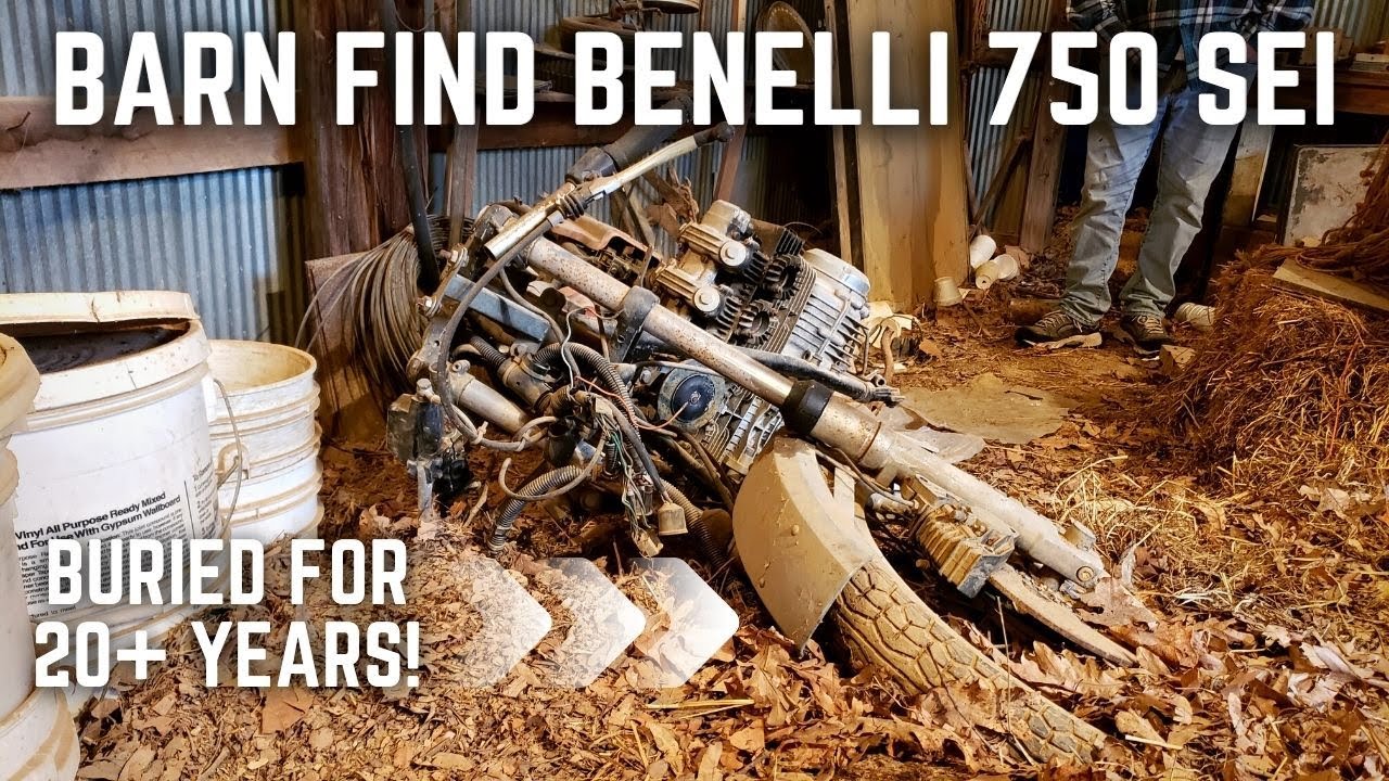 BARN FIND Benelli 750 SEI 6 Cylinder!