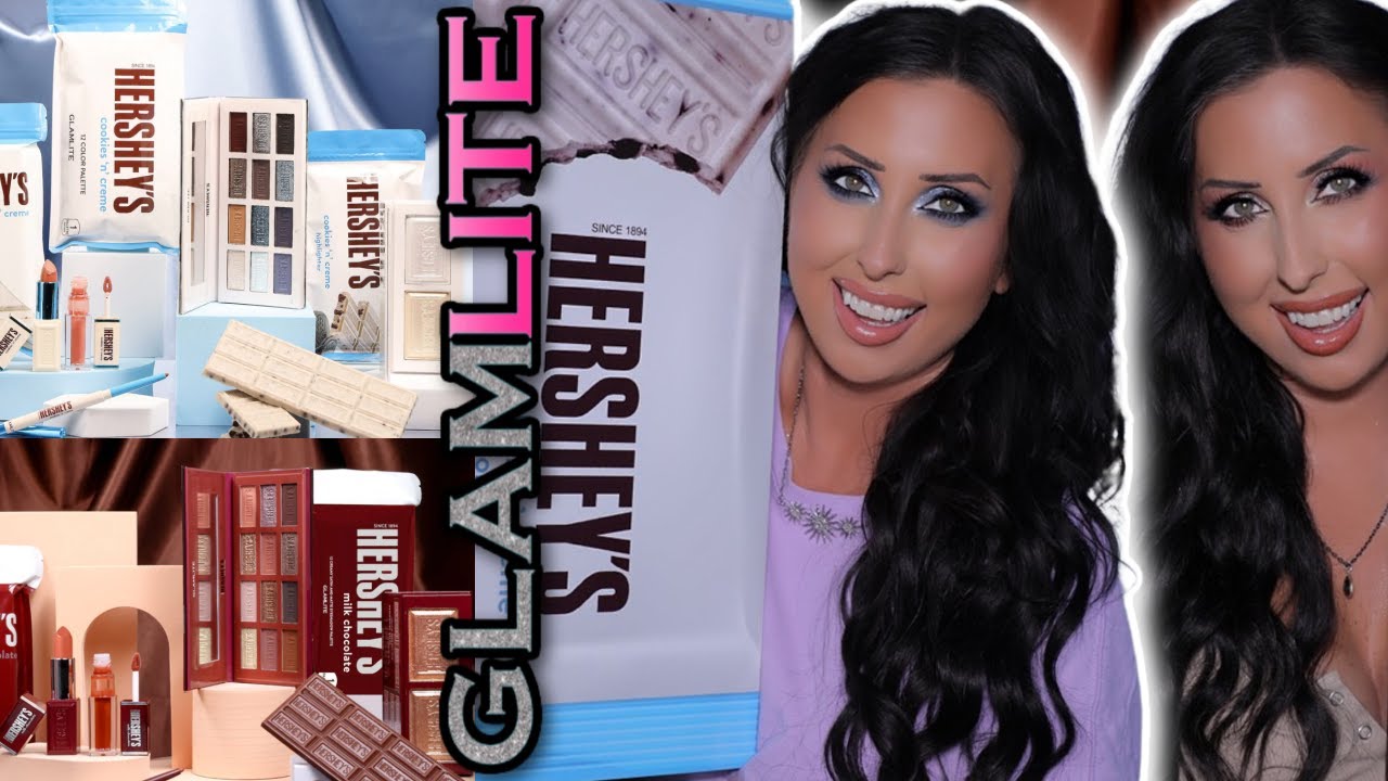 GLAMLITE HERSHEY’S COLLECTION | 2 LOOKS & SWATCHES WITH THE FULL COLLECTION
