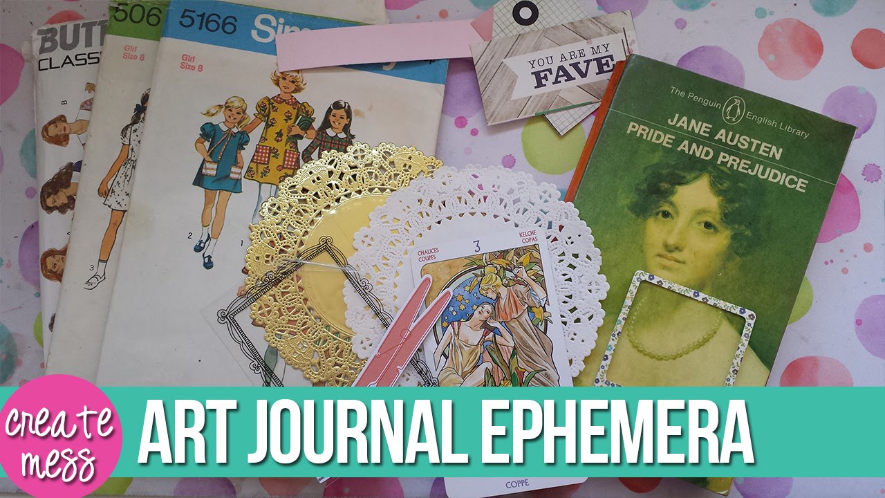 13 Easy Ephemera Ideas for Art Journaling