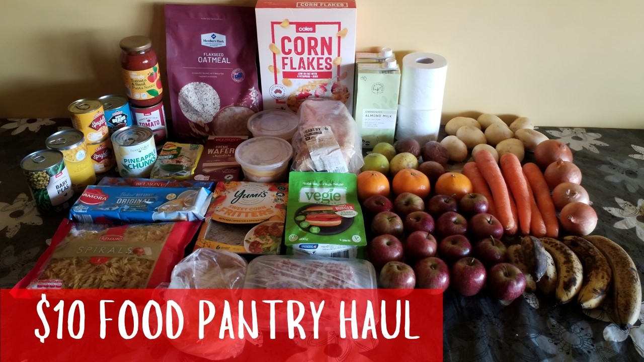 $10 Food Pantry Haul: What I Got in Queensland, Australia (August 2024)
