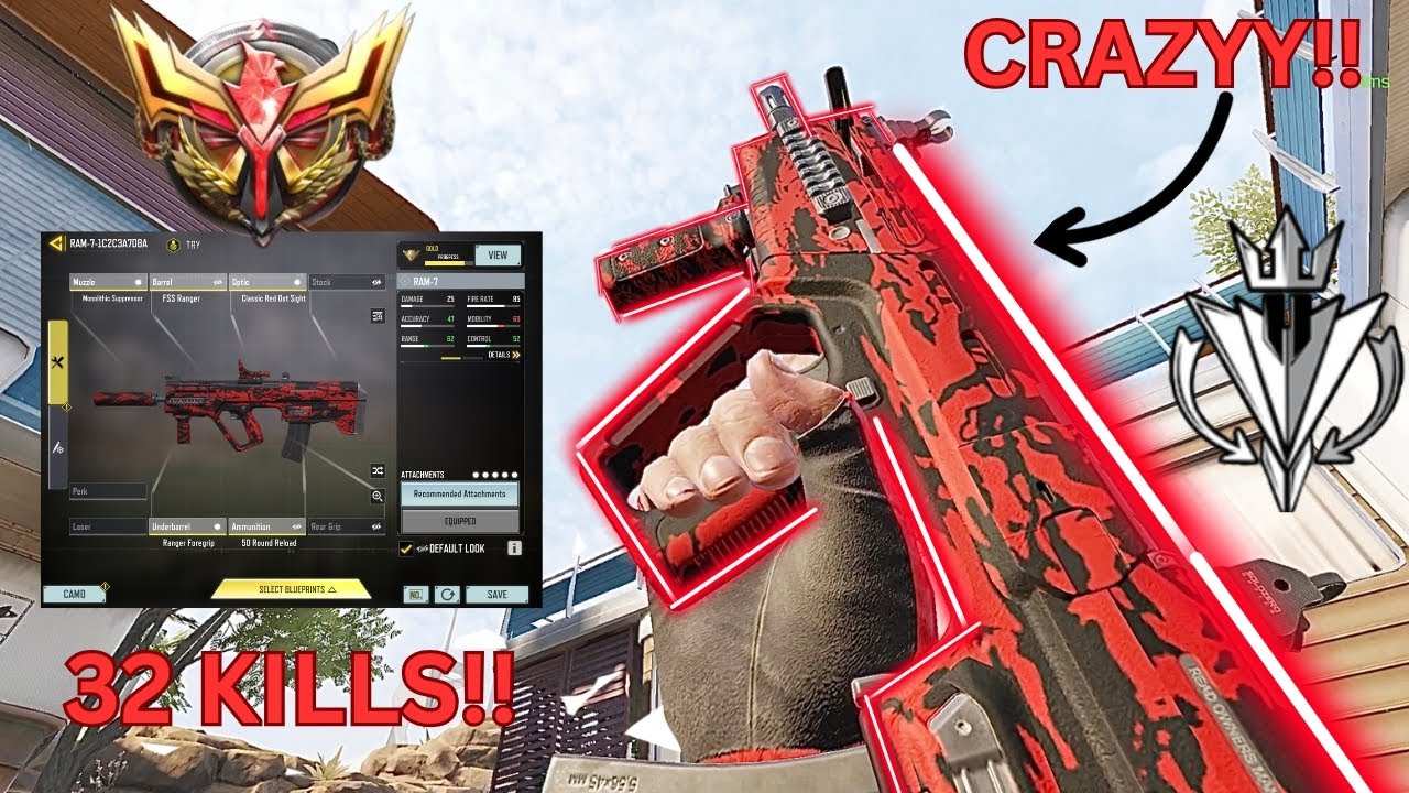 RAMMING the LEGENDARY Lobbies with the NEW RAM-7 in CODM!..... #codm #video
