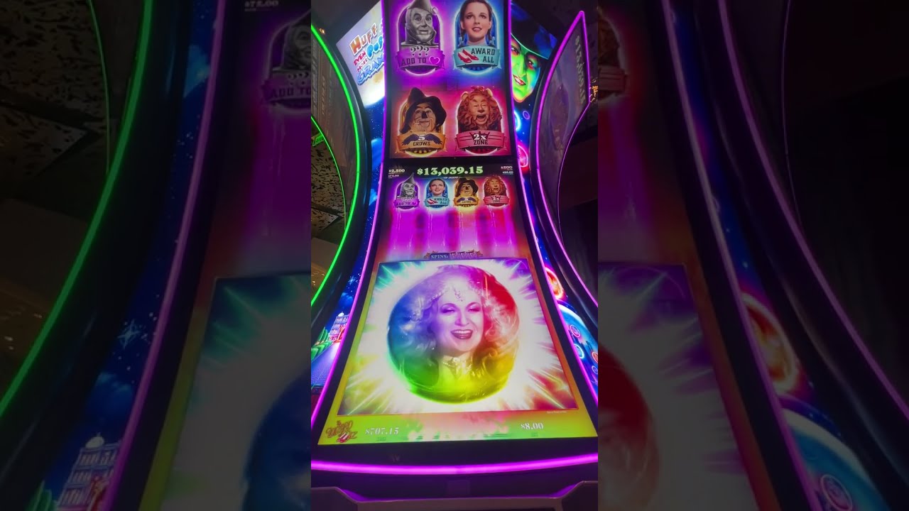 First Vegas Handpay Huge Win Wizard of Oz I&rsquo;ll Get You My Pretty Slot Machine Glinda Bonus