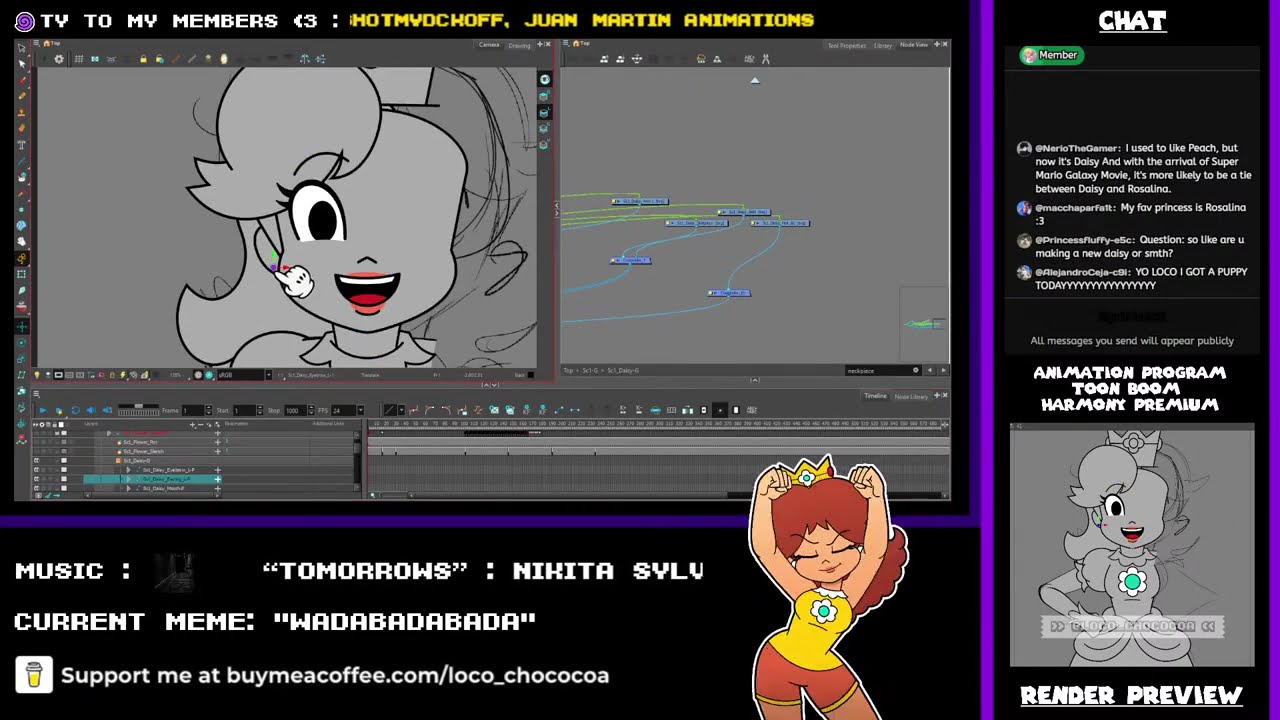 Working On My Next Animation! 🔴 (3/15/26) [NO MIC]