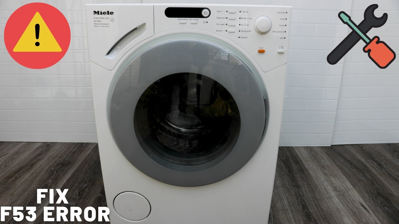 Устранение ошибки F53 в стиральной машине Miele. Ремонт