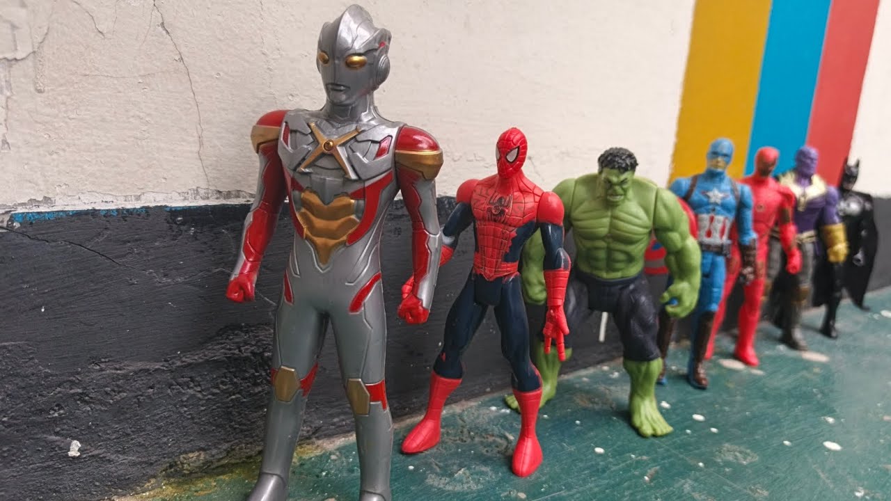 AVENGERS TOYS/Action Figures/Unboxing/Cheap Price/sPIDER-MAN, hulk, THANOS, captain America