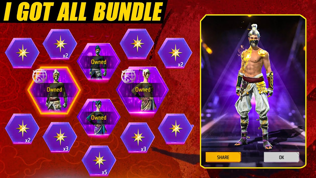New Mystical Ring Free Fire | Golden Shade Bundle Ring Free Fire | Free Fire New Event