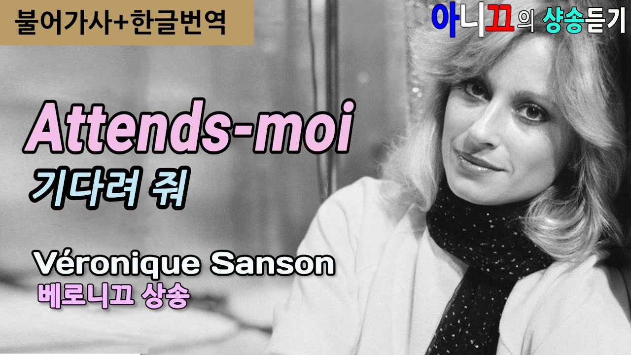 [샹송듣기] V&eacute;ronique Sanson - Attends-moi (기다려줘) [한불자막]
