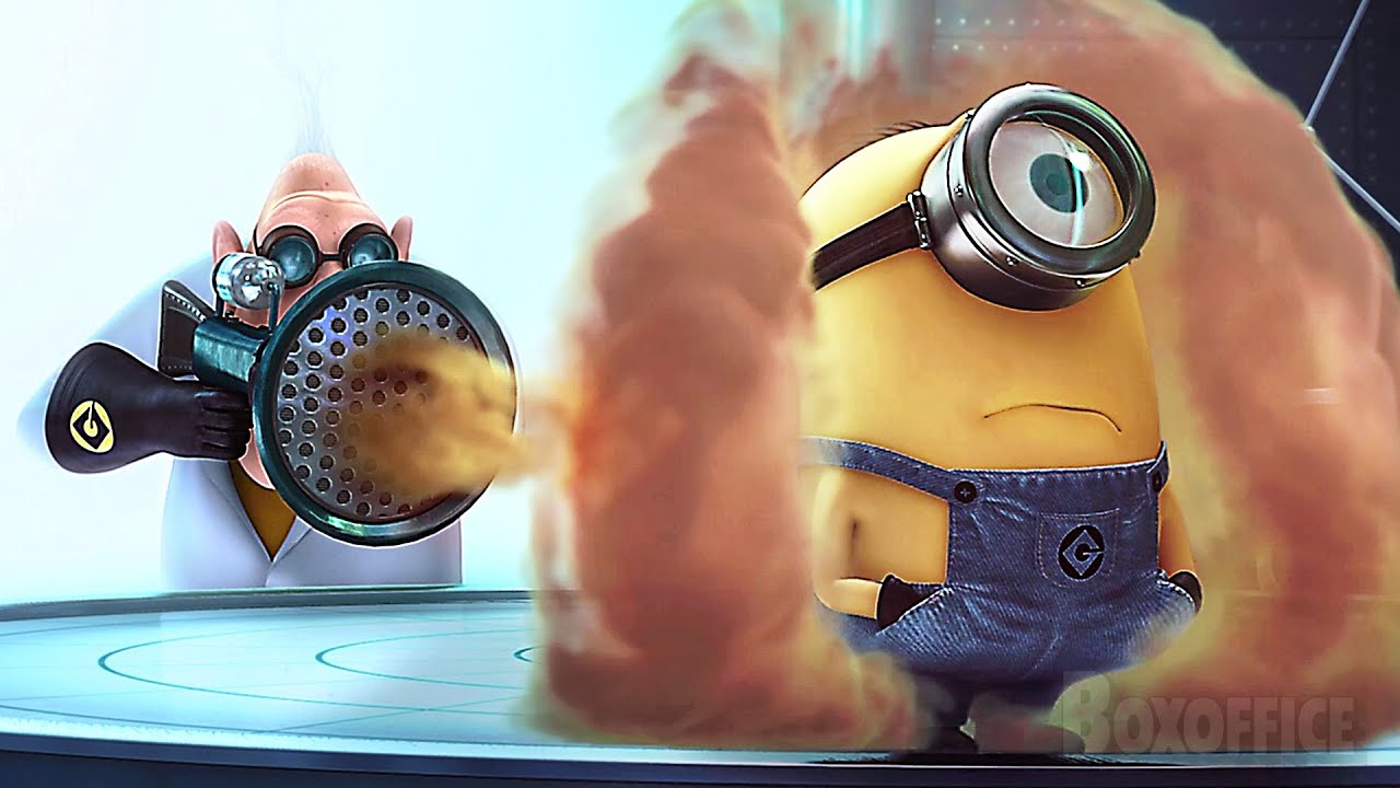 O laboratório de Gru e os minions cobaias | Meu Malvado Favorito | Clipe