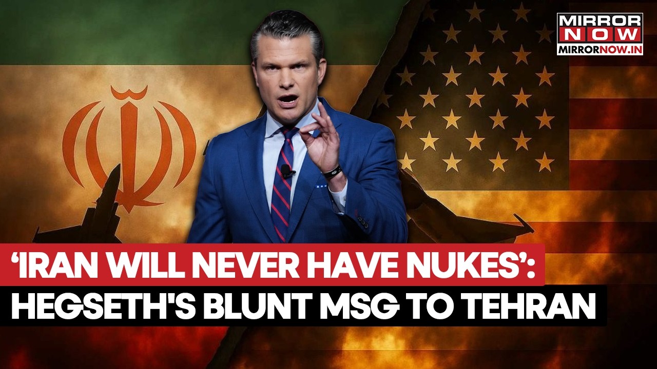 Pete Hegseth Says Iran Would Never Have Nukes Again As US Carries Out Op Epic Fury | Watch