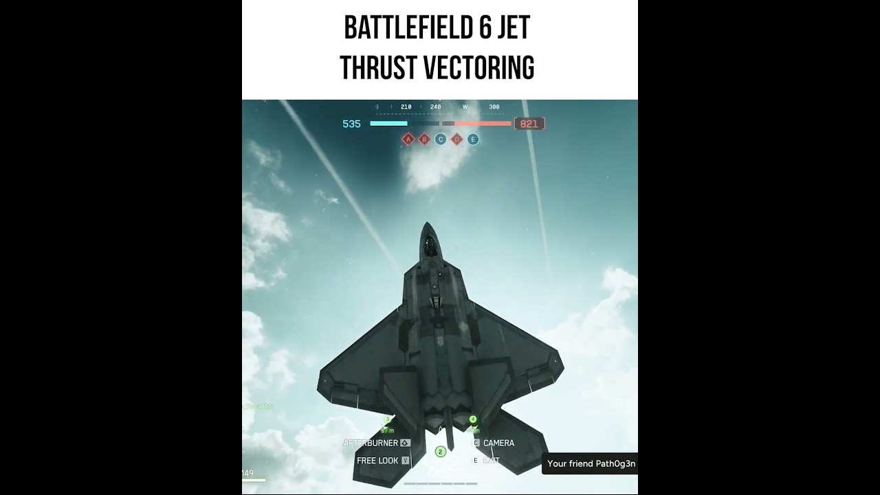 Battlefield 6 Jet Thrust Vectoring 🤯