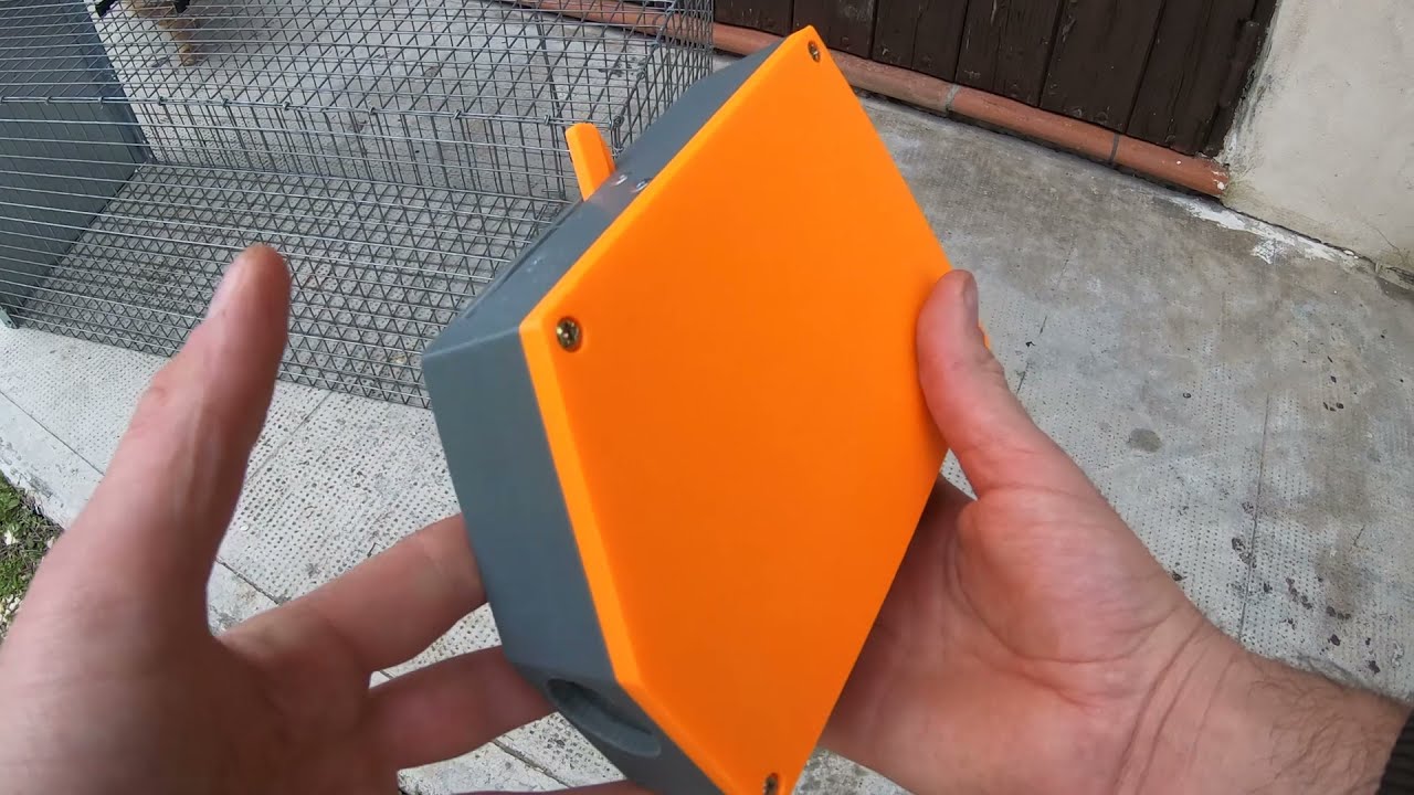 Dispositivo chiusura gabbia  trappola radiocomandata/telecomandata per gatti e cani. Zappotrap 2.0