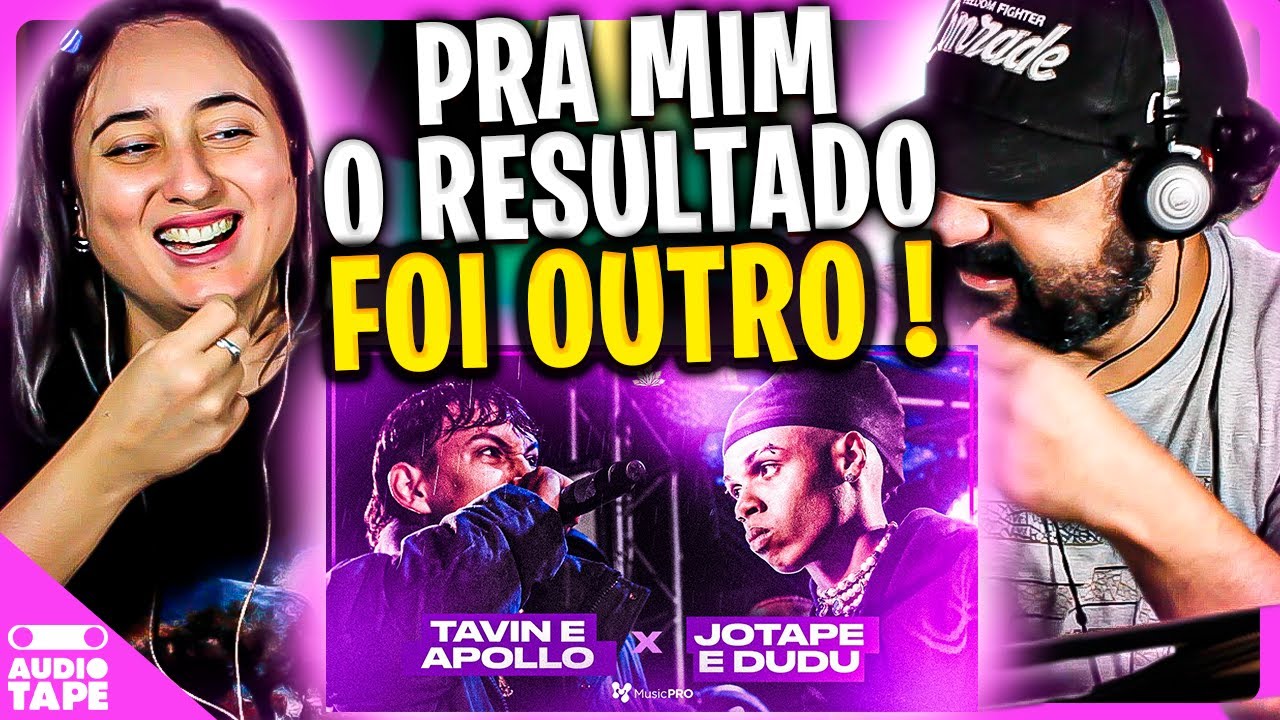 (HISTÓRICO!) DUDU e JOTAPÊ x TAVIN E APOLLO | 366ª BATALHA DA ALDEIA | AUDIO TAPE REACT