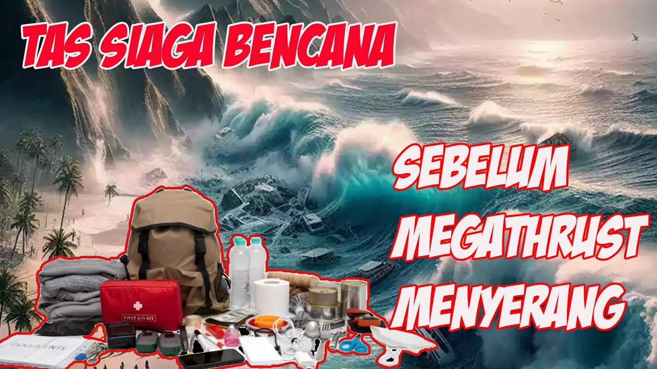 Persiapan Tas Siaga Bencana Sebelum Terjadi Megathrust