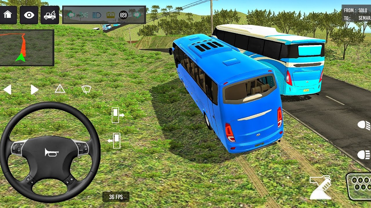 Bus driving simulator games for Android gaming video 2025 offroad bus game 2025 best game part 42