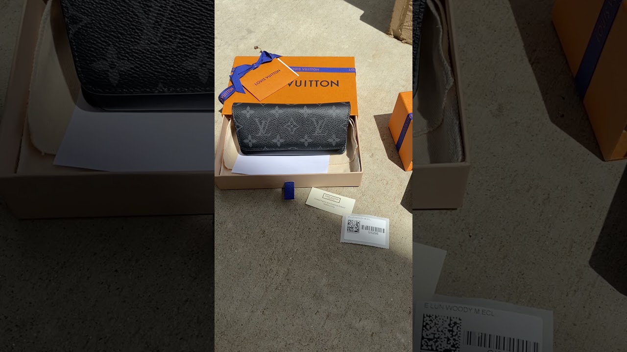 Louis Vuitton woody Sunglasses case Eclipse