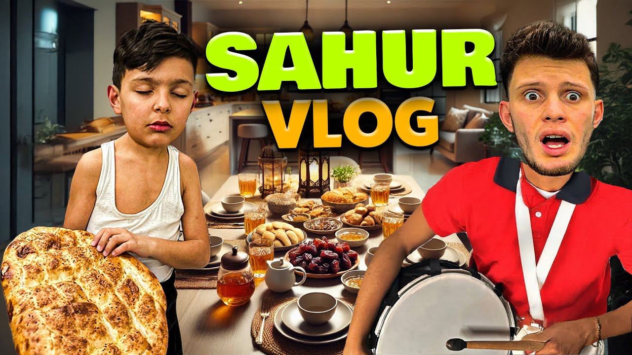 Batuhan ve Çınar İle Sahura Doğru - Sahur Vlog