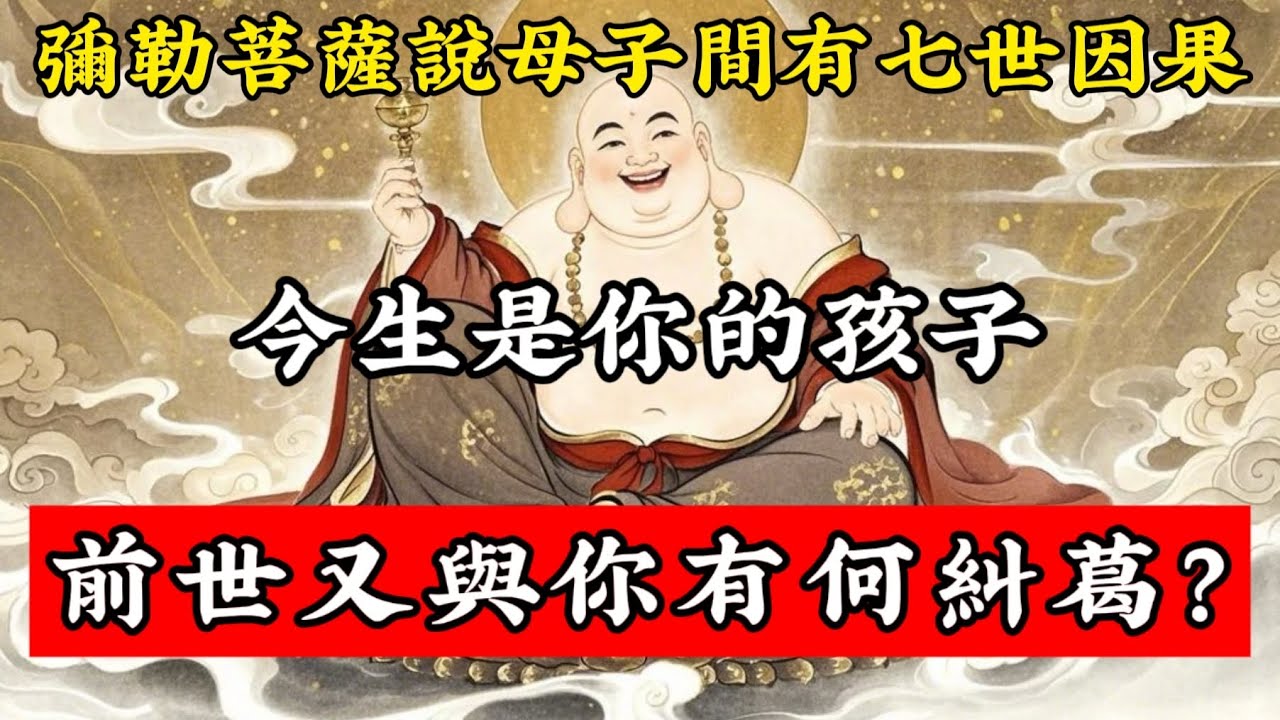 彌勒菩薩說母子間有七世因果，今生是你的孩子，前世與你有何糾葛？#佛音禪心 #佛學智慧 #彌勒菩薩 #人生感悟 #傳統文化