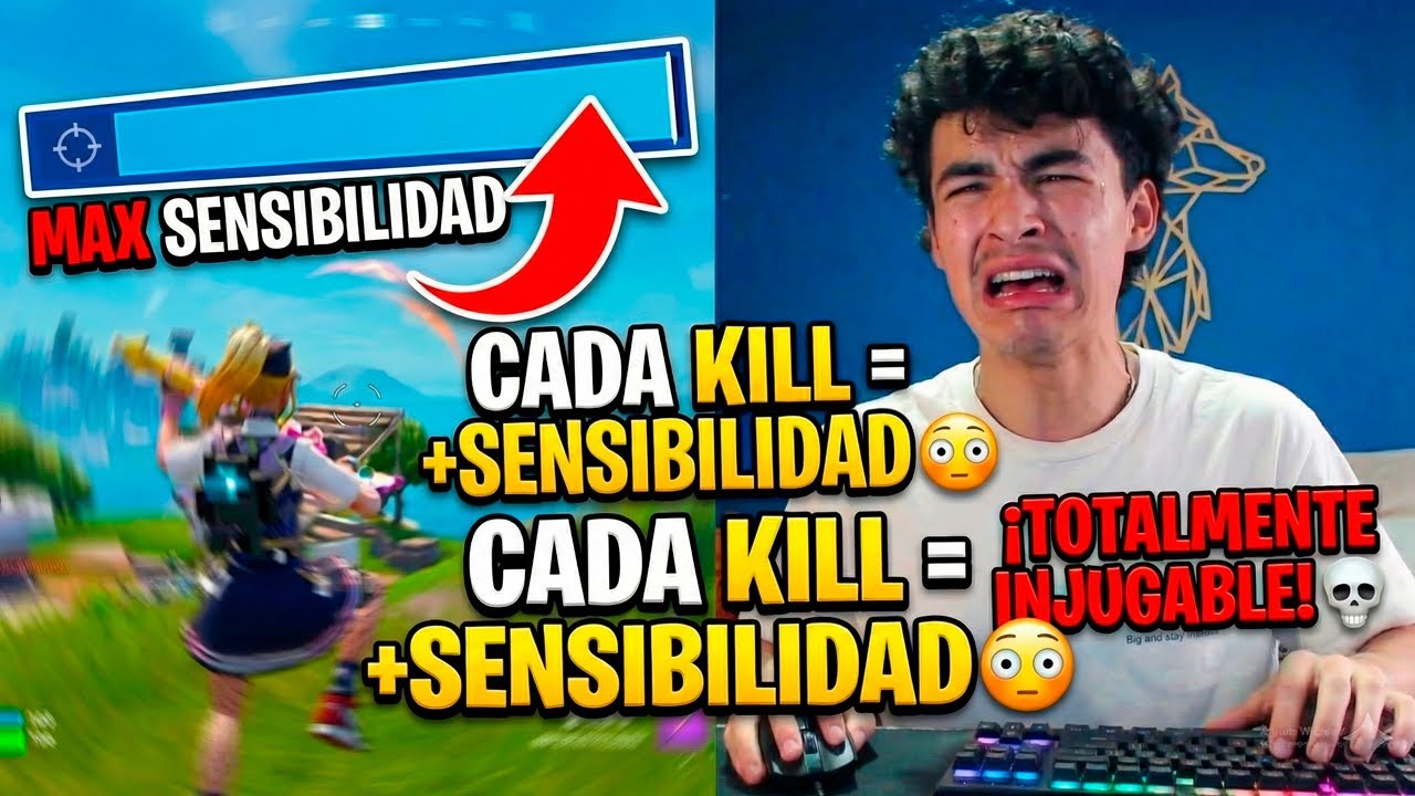 😳 Cada kill = MÁS sensibilidad… hasta que se volvió injugable 💀