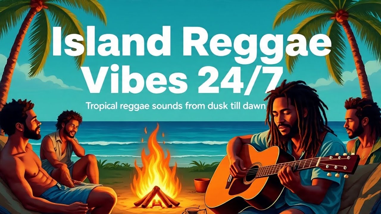 Roots Reggae Vibes 🌴 Bob Marley & Friends - Island Chill Mix Live ☀️🇯🇲