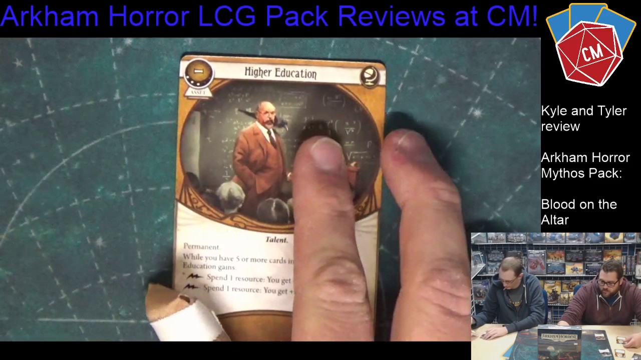 Arkham Horror LCG Mythos Pack Review: Blood on the Altar with Kyle and Tyler at CM!